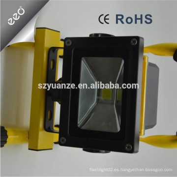 12volt 10w 20w 30w portátil de energía Dimmable recargable de emergencia al aire libre LED Flood Light